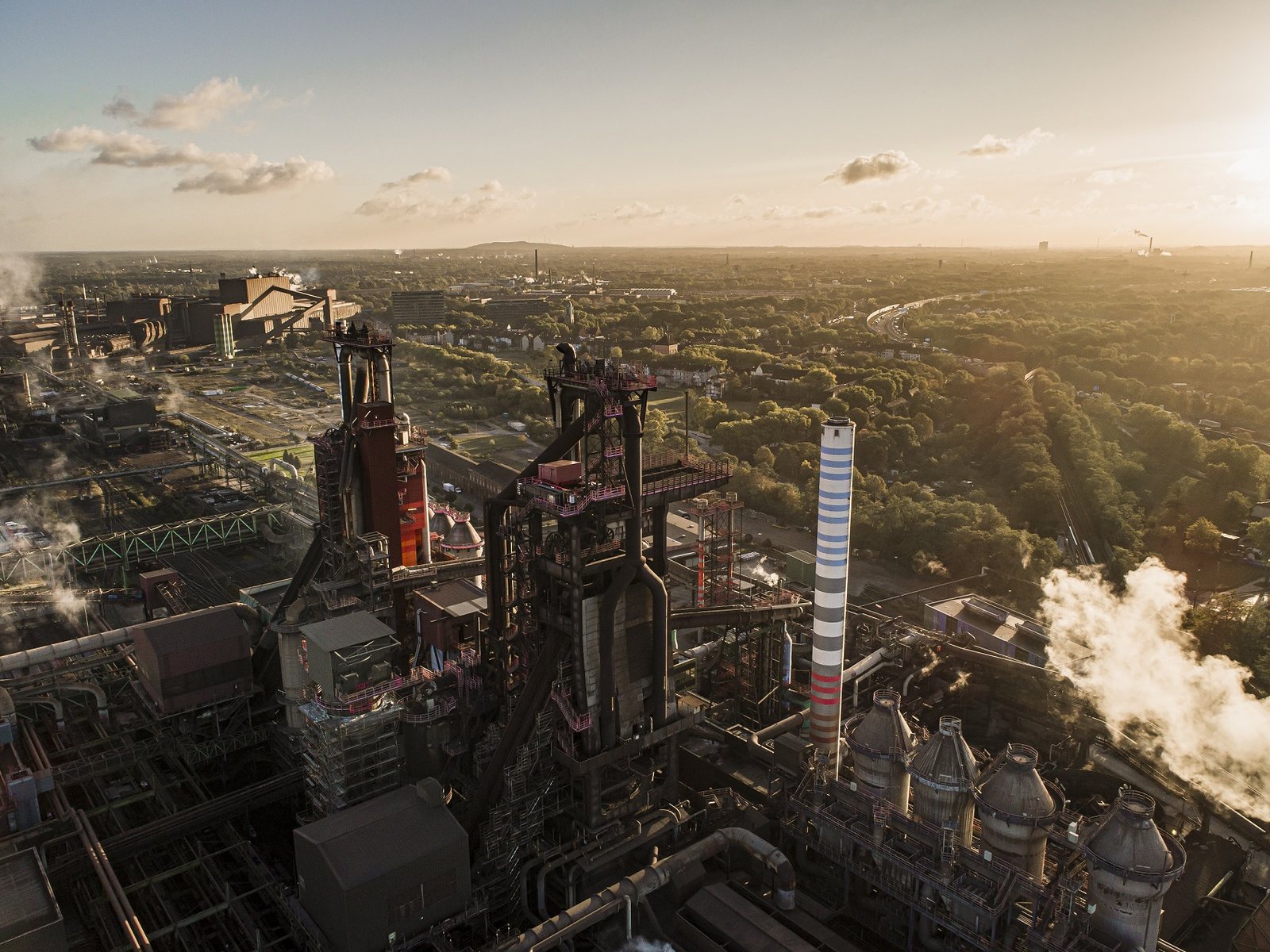 Stahlwerk von thyssenkrupp Steel