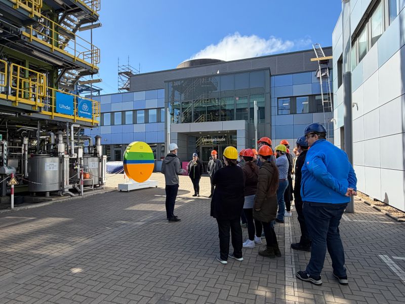 Foto: Besuch vom Max-Planck-Institut für Chemische Energiekonversion