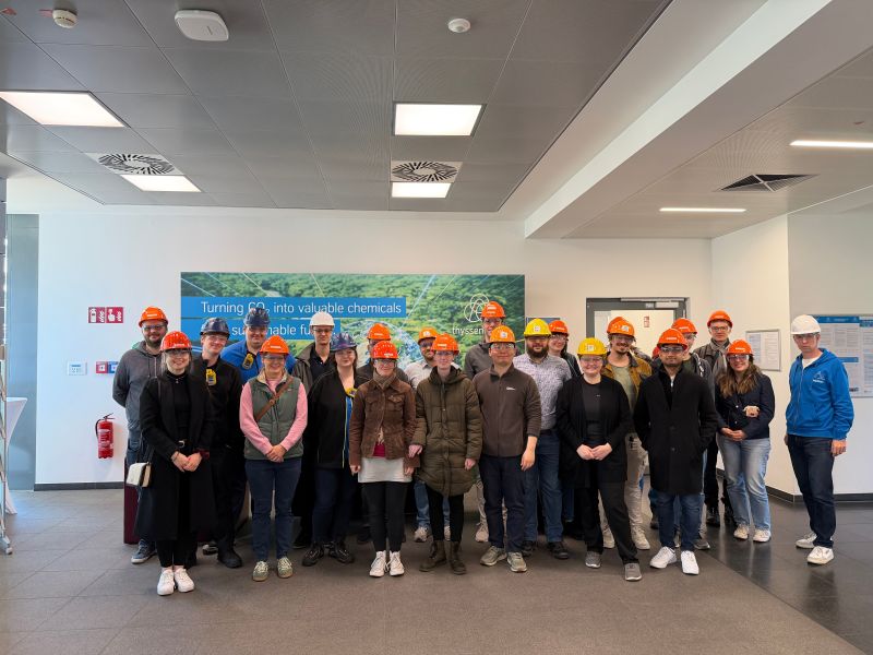Foto: Besuch vom Max-Planck-Institut für Chemische Energiekonversion