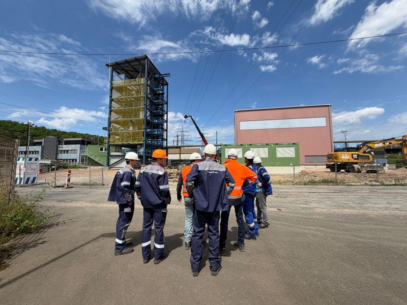 Foto: Vor Ort mit thyssenkrupp Steel und PKF Fasselt