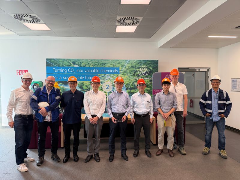 JFE Steel Corporation besucht Carbon2Chem®