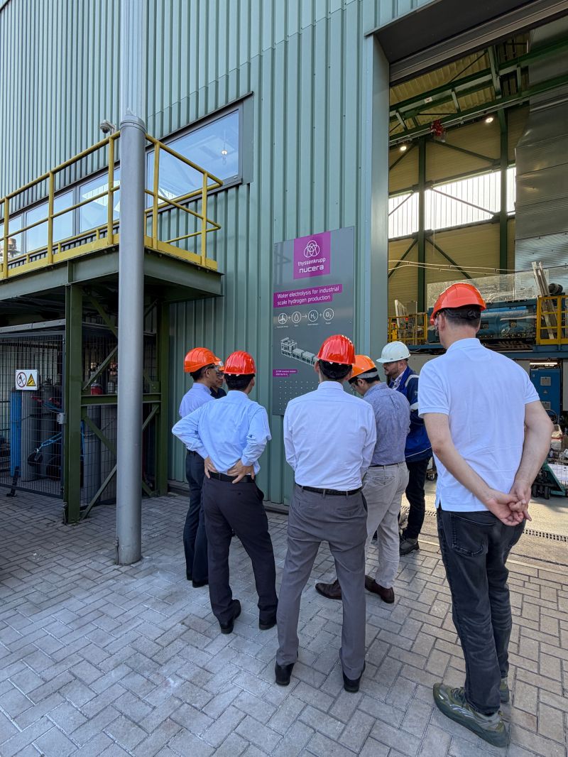 Foto: JFE Steel Corporation besucht Carbon2Chem®