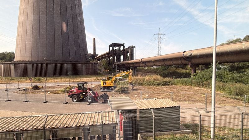 Baustart für die Halle der SAF-Pilotanlage
