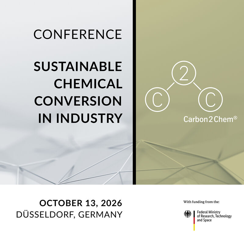 Foto: Konferenz „Sustainable Chemical Conversion in Industry“ am 13. Oktober