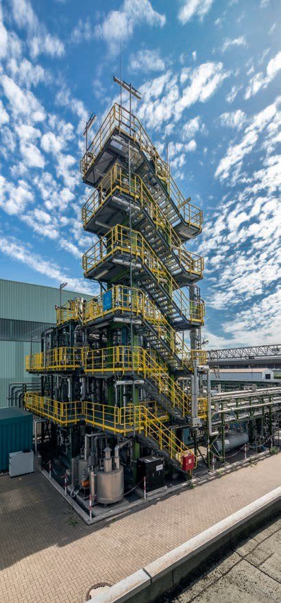 Gasreinigung im Carbon2Chem®-Technikum