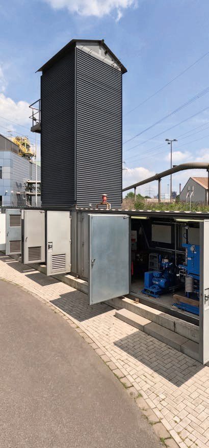 Methanolanlage im Technikum