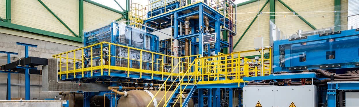 Wasserelektrolyse im Carbon2Chem®-Technikum in Duisburg