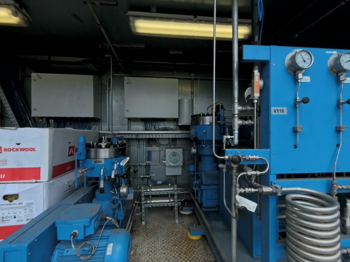 Methanolanlage im Technikum
