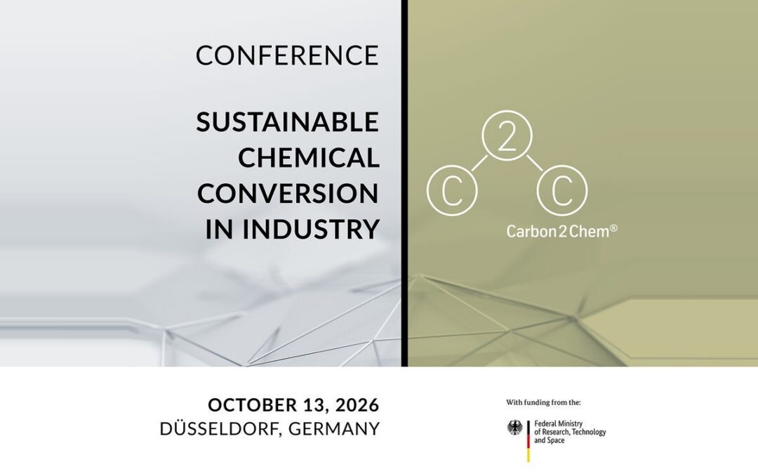 Konferenz „Sustainable Chemical Conversion in Industry“ am 13. Oktober